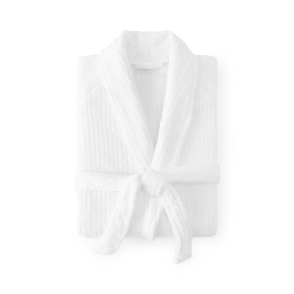 Microfiber Ribbed Bath Robe